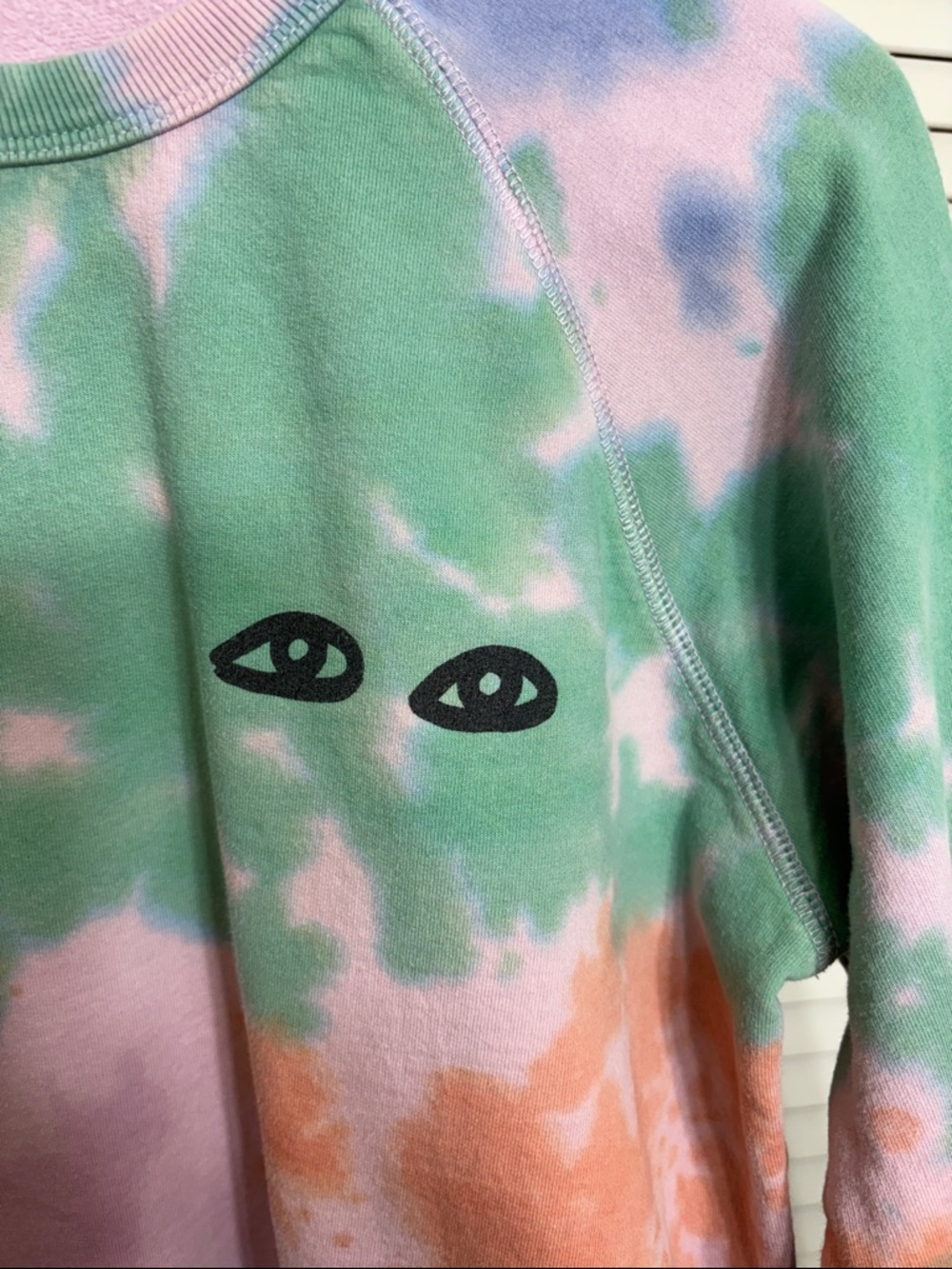 Clare V. Amber Tie-Dye Pullover Multicolor Sweatshirt XS - Picture 7 of 16